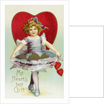 My Heart's Best Gift Valentine Postcard by Anonymous