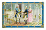 Washington and Lafayette at Mount Vernon Postcard by Anonymous