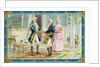Washington and Lafayette at Mount Vernon Postcard by Anonymous