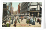 The Shopping Hour, Washington St. Postcard by Anonymous