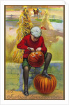 A Joyous Thanksgiving Postcard by Anonymous