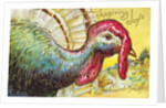 Thanksgiving Joys: An American Beauty Postcard by Anonymous