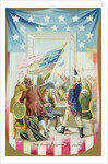 The First Fourth of July Postcard by Anonymous