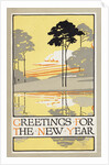 Greetings for the New Year Postcard by Anonymous