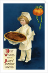 Best Wishes for a Happy Thanksgiving Postcard by Anonymous