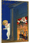 The Night Before Christmas Postcard with Santa by Anonymous