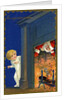 The Night Before Christmas Postcard with Santa by Anonymous