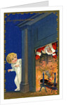 The Night Before Christmas Postcard with Santa by Anonymous