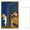 The Night Before Christmas Postcard with Santa by Anonymous