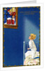 The Night Before Christmas Postcard with a Child Watching Santa by Anonymous