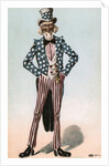 Postcard of Uncle Sam by Anonymous