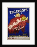 Escargots Menetrel Poster by Rudd