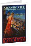Atlantic City Pennsylvania Railroad Poster by Anonymous