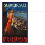 Atlantic City Pennsylvania Railroad Poster by Anonymous