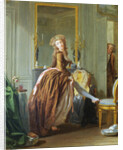 An Elegant Woman Dresses by Michel Garnier