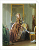 An Elegant Woman Dresses by Michel Garnier