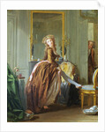 An Elegant Woman Dresses by Michel Garnier