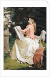 The Artist in the Garden by Gustave Jean Jacquet