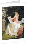 The Artist in the Garden by Gustave Jean Jacquet