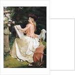 The Artist in the Garden by Gustave Jean Jacquet