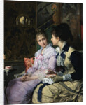 Ladies Taking Tea by Josef Scheurenberg