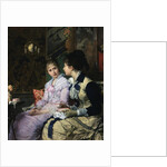 Ladies Taking Tea by Josef Scheurenberg