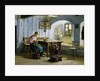 Making Apple Pie by Gustave Auguste Hessl