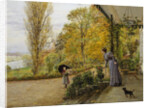 Waiting on the Verandah by Marie Francois Firmin Girard