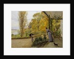 Waiting on the Verandah by Marie Francois Firmin Girard