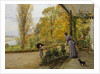 Waiting on the Verandah by Marie Francois Firmin Girard