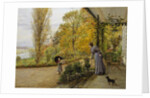Waiting on the Verandah by Marie Francois Firmin Girard