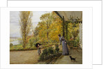 Waiting on the Verandah by Marie Francois Firmin Girard