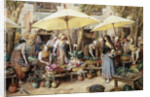 Toulon Market, France by Myles Birket Foster