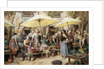 Toulon Market, France by Myles Birket Foster