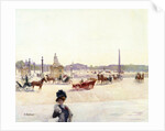 Paris, Place de la Concorde by Gustave Fraipont