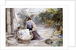 The New Baby by Myles Birket Foster