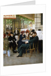 At the Cafe de la Paix by Georges Croegaert