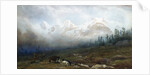 The Jungfrau, Monk and Eiger from Murren by Thomas George Cooper