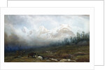 The Jungfrau, Monk and Eiger from Murren by Thomas George Cooper