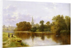 Stratford on Avon from the River by Arthur Bevan Collier
