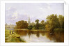 Stratford on Avon from the River by Arthur Bevan Collier