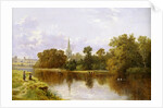 Stratford on Avon from the River by Arthur Bevan Collier