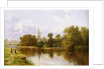 Stratford on Avon from the River by Arthur Bevan Collier