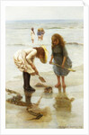 Playing on the Beach by Thomas Liddall Armitage