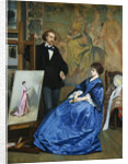 In the Artist's Studio by Gustave Leonhard de Jonghe