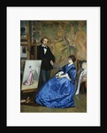 In the Artist's Studio by Gustave Leonhard de Jonghe