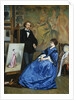 In the Artist's Studio by Gustave Leonhard de Jonghe