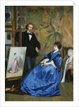 In the Artist's Studio by Gustave Leonhard de Jonghe