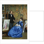 In the Artist's Studio by Gustave Leonhard de Jonghe
