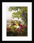 Dahlias, Asters, and Morning Glory by Johan Laurentz Jensen